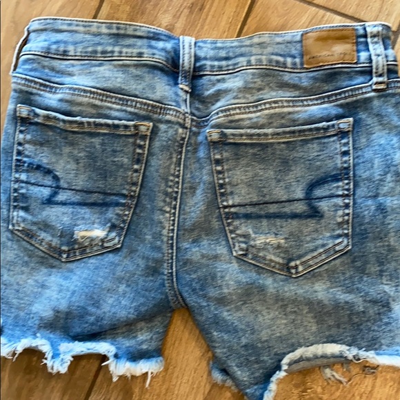 Mid rise, denim shorts- Price Firm! Thanks! 💜 - Picture 4 of 5